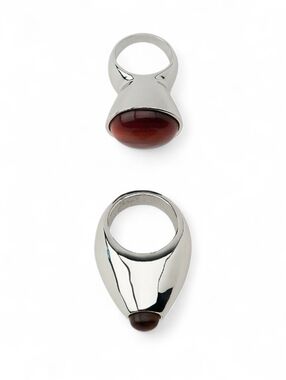 ZARA 2 Pack of Stone Rings